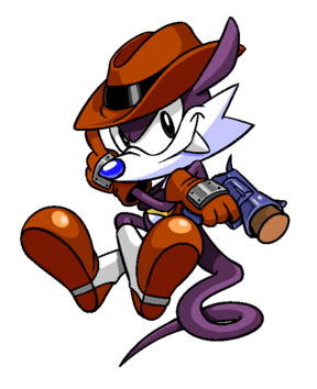 Fang The Sniper In Sonic 3 Style